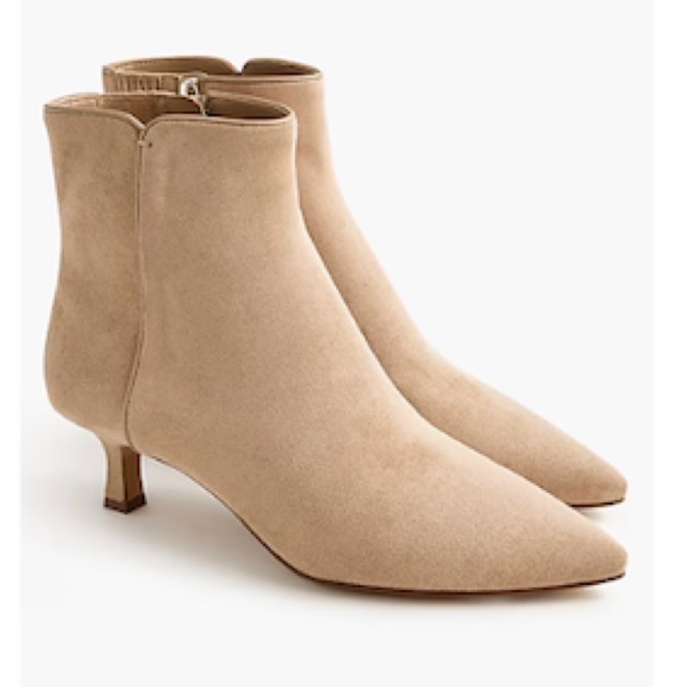J. Crew Factory Dusty Tan Point Toe Boots New In Box